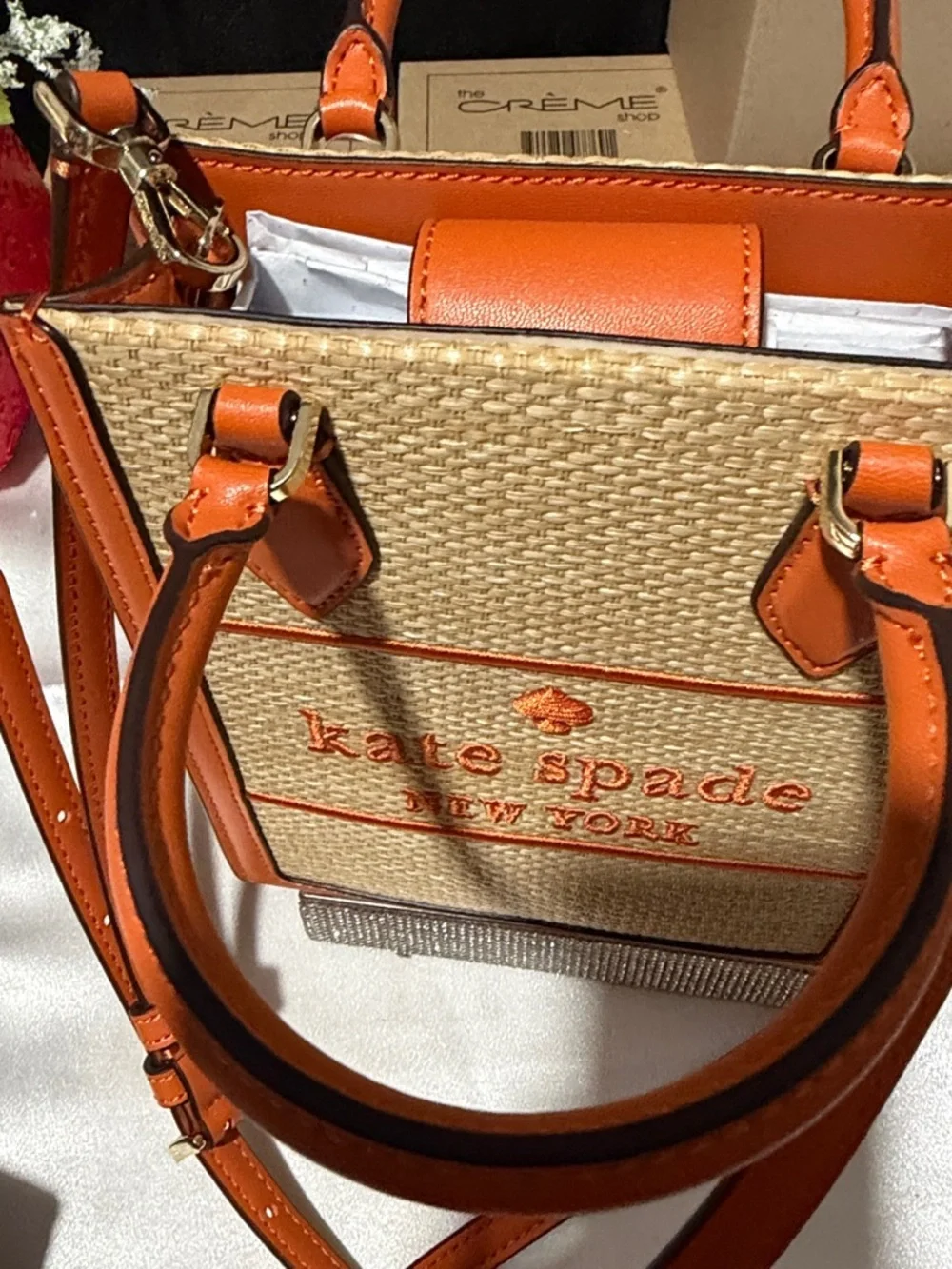 Kate Spade Mini Ellie Orange crossbody bag